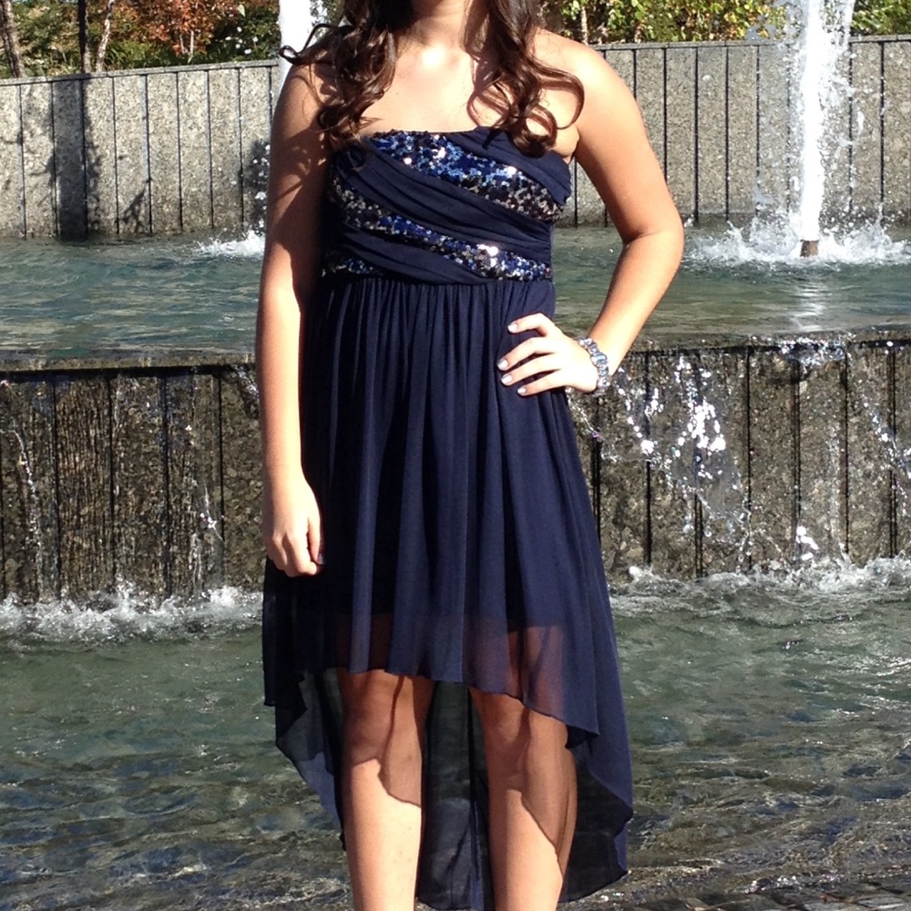 Homecoming dress short high low